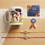 Traditional Birthday Edition Coffee Mug Roli Chawal Greeting Card Unique Gift Combo