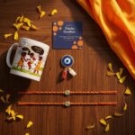 Designer Birthday Box Coffee Mug Roli Chawal Greeting Card Unique Gift Combo
