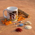 Creative Birthday Gift Coffee Mug Roli Chawal Greeting Card Unique Gift Combo - Image 3