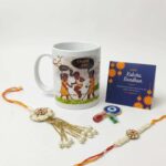 Stylish Wedding Edition Coffee Mug Roli Chawal Greeting Card Unique Gift Combo - Image 3