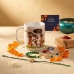 Attractive Love Gift Present Coffee Mug Roli Chawal Greeting Card Unique Gift Combo - Image 3
