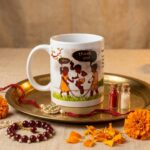 Creative Festival Pack Coffee Mug Roli Chawal Greeting Card Unique Gift Combo - Image 3