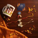 Creative Festival Combo Coffee Mug Roli Chawal Greeting Card Unique Gift Combo