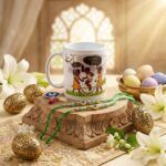 Festive Wedding Surprise Coffee Mug Roli Chawal Greeting Card Unique Gift Combo - Image 2
