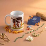 Personalized Love Gift Series Coffee Mug Roli Chawal Greeting Card Unique Gift Combo