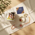 Elegant Wedding Set Coffee Mug Roli Chawal Greeting Card Unique Gift Combo