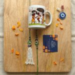 Designer Anniversary Present Coffee Mug Roli Chawal Greeting Card Unique Gift Combo - Image 2