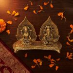 Lakshmi Ganesha Chowki Decorative Idol 14 Cm - Image 2