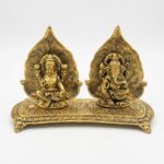 Lakshmi Ganesha Chowki Decorative Idol 14 Cm - Image 3