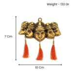 Panchmukhi Hanuman Wall Hanging Idol 10 Cm - Image 5