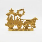 Krishna Arjuna Rath Decorative Statue 19 Cm - Image 3
