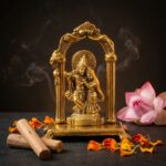Radha Krishna Temple Decorative Idol 17 Cm