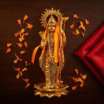 Golden Lord Ram Decorative Idol 31 Cm - Image 2