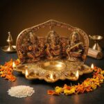 Religious Diya Decorative Oil Lamp 14 Cm