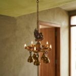 Hanging Peacock Decorative Diya Lamp 12 Cm - Image 4