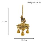 Hanging Peacock Decorative Diya Lamp 12 Cm - Image 5