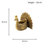 Golden Peacock Tealight Candle Holder 10 Cm - Image 8