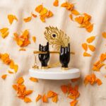 Lord Krishna Black Hand Playing Flute with Mor Pankh Resin Idol - Image 9